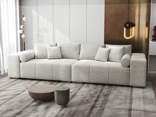 Canapea extensibilă dumonde cu ladă de depozitare Marbela XXL Arena Bej 2 295x120 cm