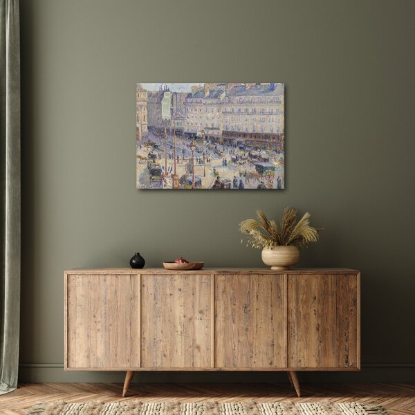 Tablou - Camille Pissarro, The Place du Havre, reproducere (70x50 cm)
