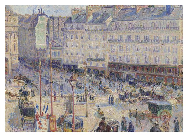 Tablou - Camille Pissarro, The Place du Havre, reproducere (70x50 cm)