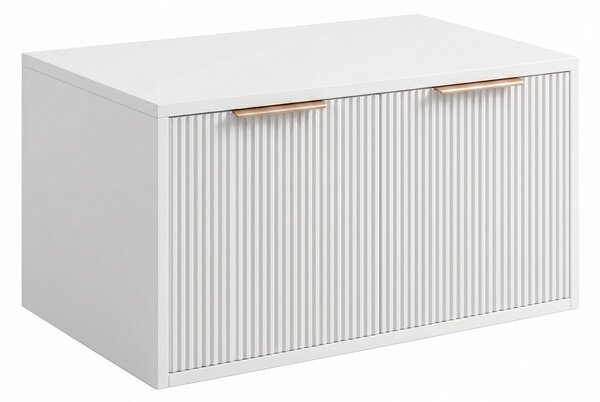 Dulap baie pentru lavoar Rea Core 80cm White
