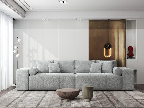 Canapea extensibilă dumonde cu ladă de depozitare Marbela XXL Quelle Gri 83 295x120 cm