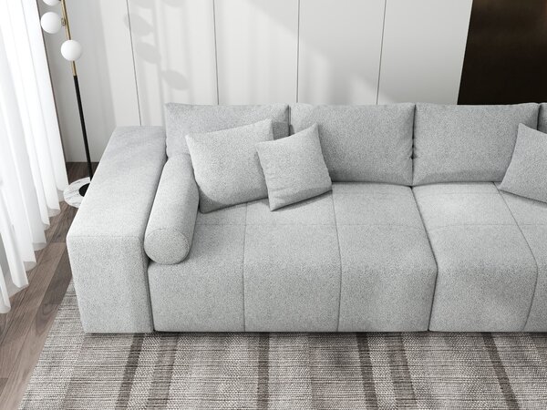 Canapea extensibilă dumonde cu ladă de depozitare Marbela XXL Quelle Gri 83 295x120 cm
