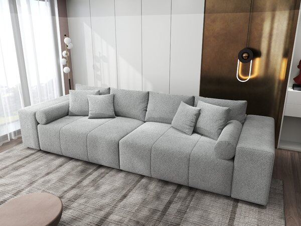 Canapea extensibilă dumonde cu ladă de depozitare Marbela XXL Quelle Gri 83 295x120 cm