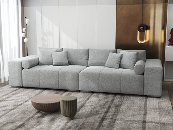 Canapea extensibilă dumonde cu ladă de depozitare Marbela XXL Quelle Gri 83 295x120 cm