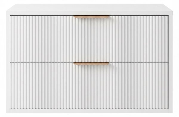 Dulap baie pentru lavoar Rea Mono 80cm White