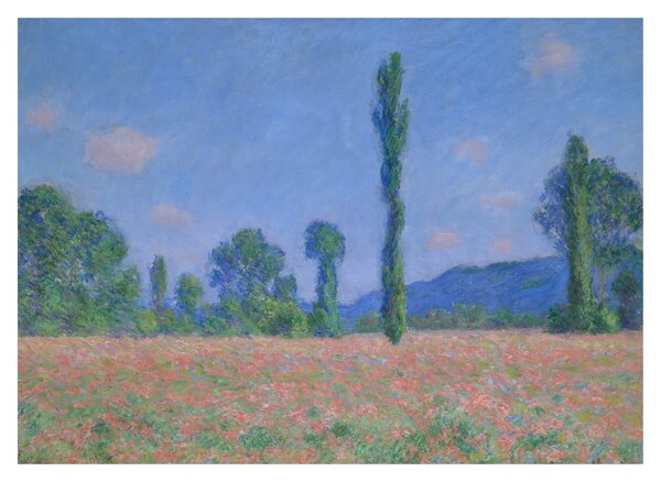 Tablou - Claude Monet, Poppy Field (Giverny), reproducere (70x50 cm)