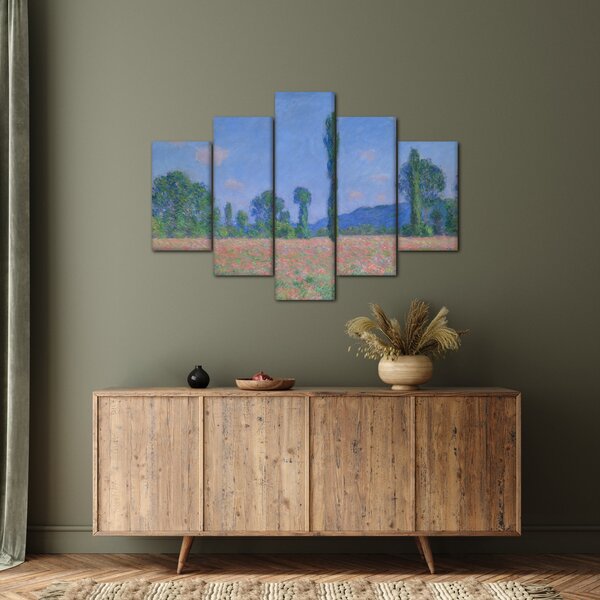 Tablou - Claude Monet, Poppy Field (Giverny), reproducere (150x105 cm)