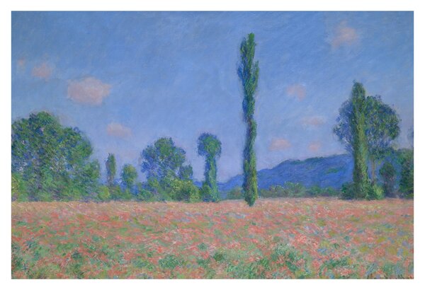 Tablou - Claude Monet, Poppy Field (Giverny), reproducere (90x60 cm)