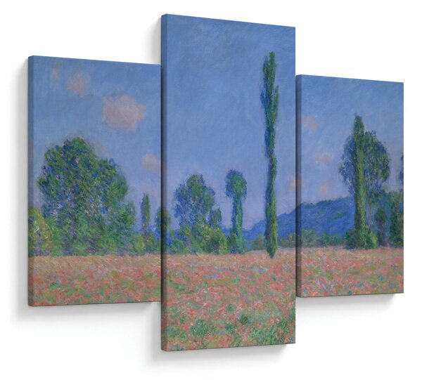 Tablou - Claude Monet, Poppy Field (Giverny), reproducere (90x60 cm)