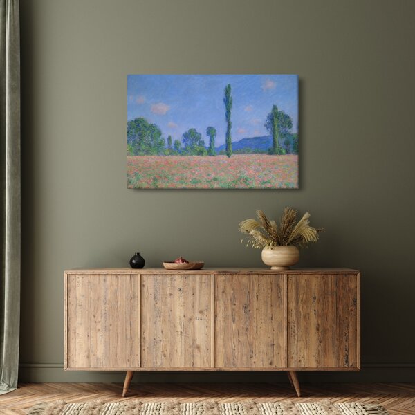 Tablou - Claude Monet, Poppy Field (Giverny), reproducere (90x60 cm)