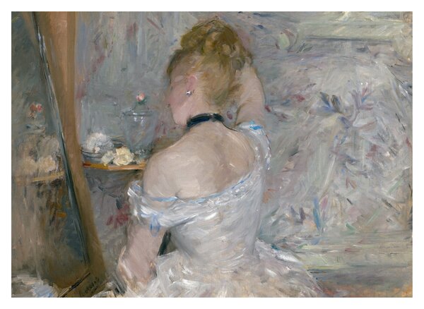Tablou - Berthe Morisot, Woman at Her Toilette, reproducere (70x50 cm)