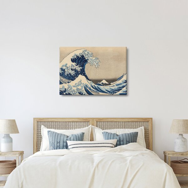 Tablou - Katsushika Hokusai, Under the Wave off Kanagawa, reproducere (70x50 cm)