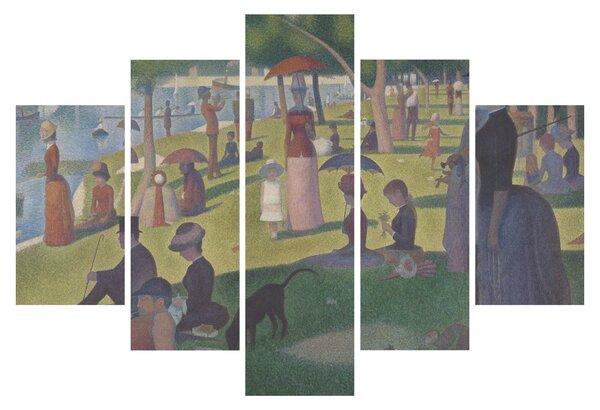 Tablou - Georges Seurat, A Sunday on La Grande Jatte, reproducere (150x105 cm)