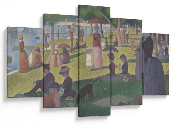 Tablou - Georges Seurat, A Sunday on La Grande Jatte, reproducere (150x105 cm)