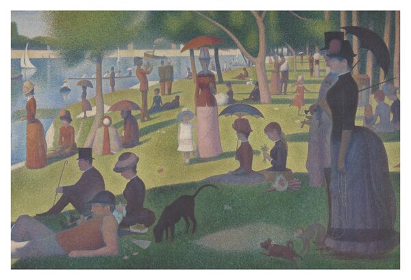 Tablou - Georges Seurat, A Sunday on La Grande Jatte, reproducere (90x60 cm)