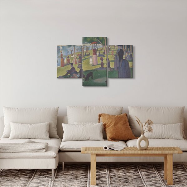 Tablou - Georges Seurat, A Sunday on La Grande Jatte, reproducere (90x60 cm)