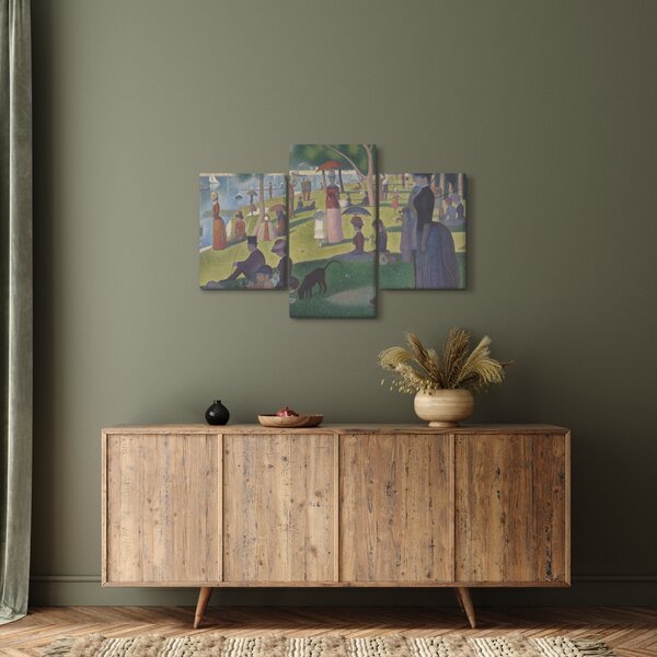 Tablou - Georges Seurat, A Sunday on La Grande Jatte, reproducere (90x60 cm)
