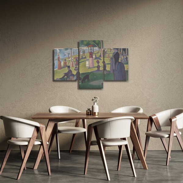 Tablou - Georges Seurat, A Sunday on La Grande Jatte, reproducere (90x60 cm)