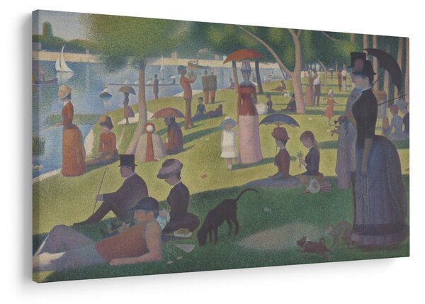 Tablou - Georges Seurat, A Sunday on La Grande Jatte, reproducere (90x60 cm)