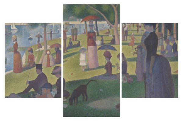 Tablou - Georges Seurat, A Sunday on La Grande Jatte, reproducere (90x60 cm)