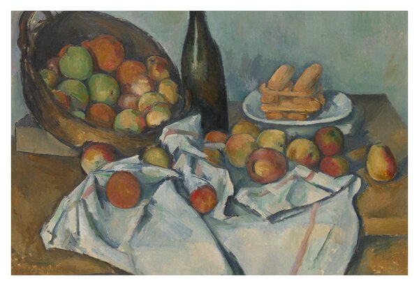 Tablou - Paul Cezanne, The Basket of Apples, reproducere (90x60 cm)