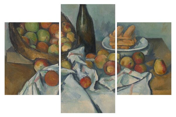 Tablou - Paul Cezanne, The Basket of Apples, reproducere (90x60 cm)
