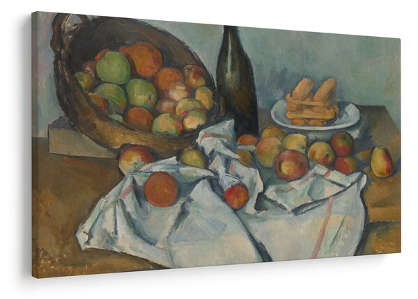 Tablou - Paul Cezanne, The Basket of Apples, reproducere (90x60 cm)