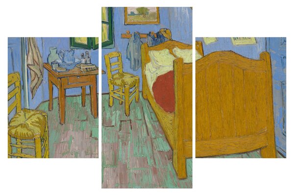 Tablou - Vincent van Gogh, The Bedroom, reproducere (90x60 cm)