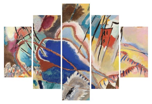 Tablou - Vasily Kandinsky, Improvisation No. 30 (Cannons), reproducere (150x105 cm)