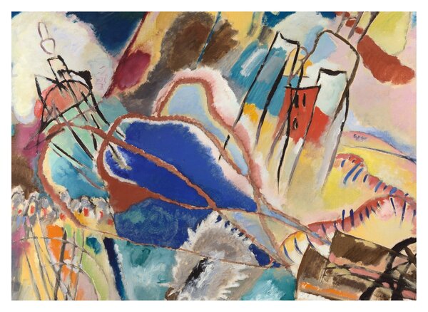 Tablou - Vasily Kandinsky, Improvisation No. 30 (Cannons), reproducere (70x50 cm)