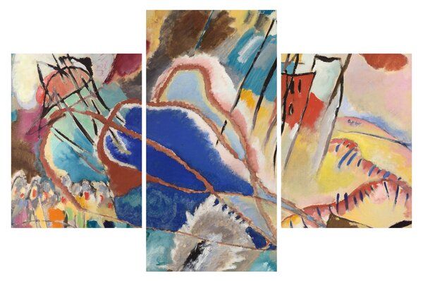 Tablou - Vasily Kandinsky, Improvisation No. 30 (Cannons), reproducere (90x60 cm)