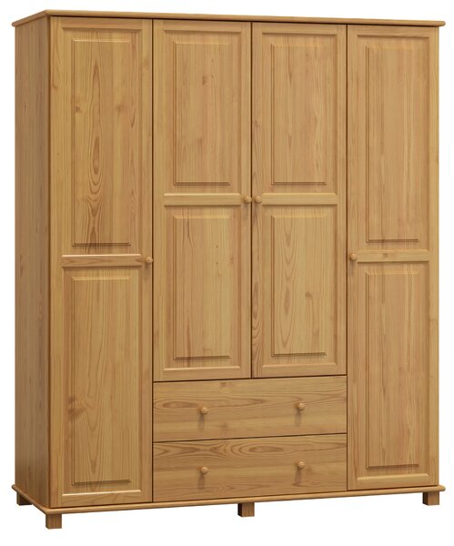 Dulap din lemn de pin 180 cm 4D nr2 culori
