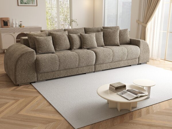 Canapea extensibilă dumonde cu 2 lăzi de depozitare Verona Arena Bej 4 310x120 cm