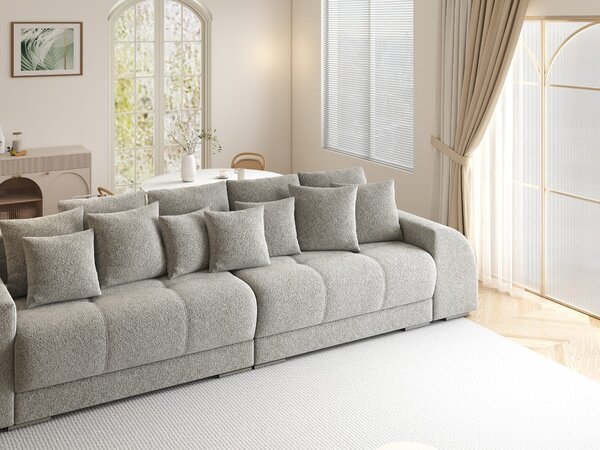 Canapea extensibilă dumonde cu 2 lăzi de depozitare Verona Arena Gri 310x120 cm