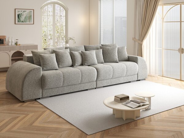 Canapea extensibilă dumonde cu 2 lăzi de depozitare Verona Arena Gri 310x120 cm
