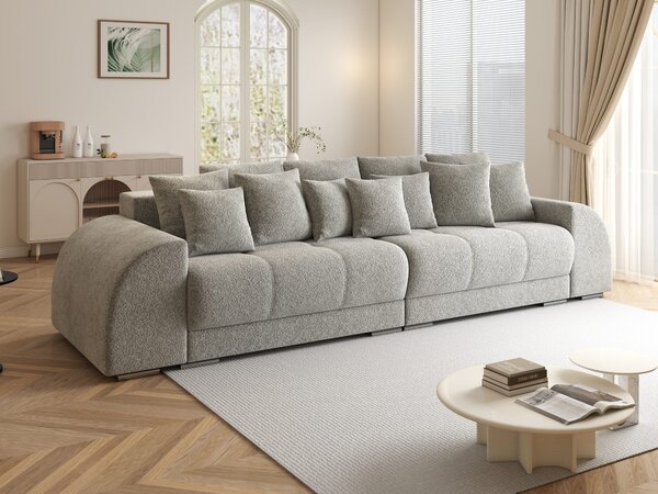 Canapea extensibilă dumonde cu 2 lăzi de depozitare Verona Arena Gri 310x120 cm