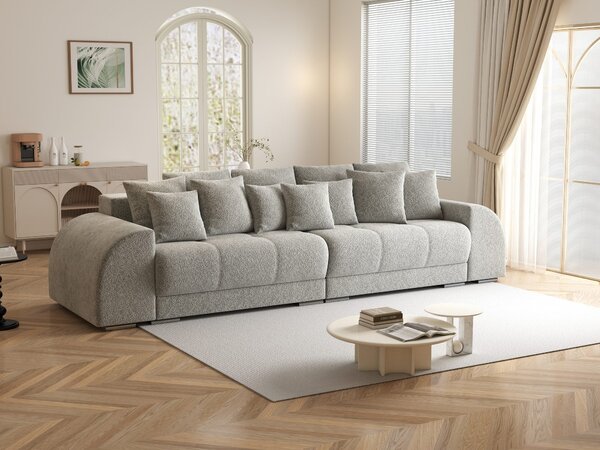 Canapea extensibilă dumonde cu 2 lăzi de depozitare Verona Arena Gri 310x120 cm