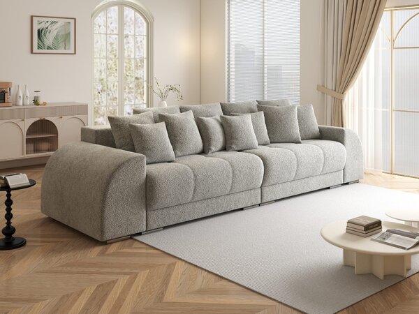 Canapea extensibilă dumonde cu 2 lăzi de depozitare Verona Arena Gri 310x120 cm