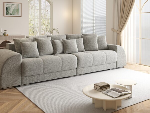 Canapea extensibilă dumonde cu 2 lăzi de depozitare Verona Arena Gri 310x120 cm