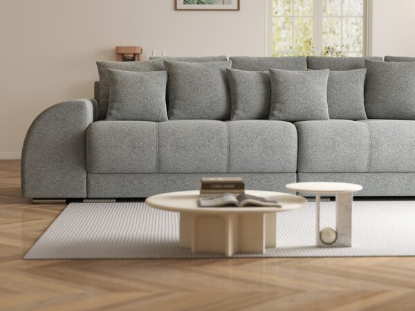 Canapea extensibilă dumonde cu 2 lăzi de depozitare Verona Quelle Gri 83 310x120 cm