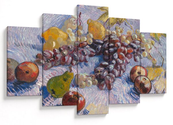Tablou - Vincent van Gogh, Grapes, Lemons, Pears, and Apples, reproducere (150x105 cm)