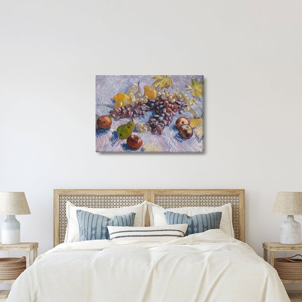Tablou - Vincent van Gogh, Grapes, Lemons, Pears, and Apples, reproducere (70x50 cm)