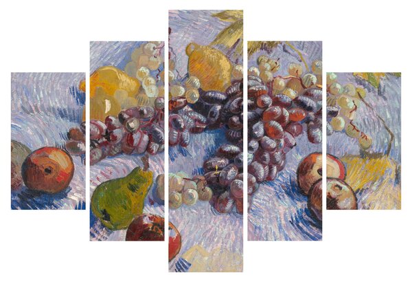 Tablou - Vincent van Gogh, Grapes, Lemons, Pears, and Apples, reproducere (150x105 cm)