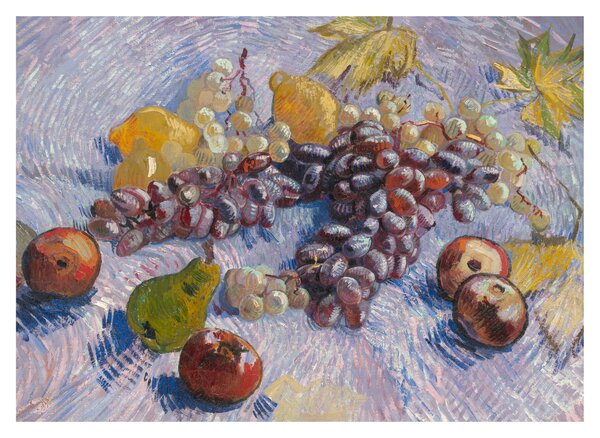 Tablou - Vincent van Gogh, Grapes, Lemons, Pears, and Apples, reproducere (70x50 cm)