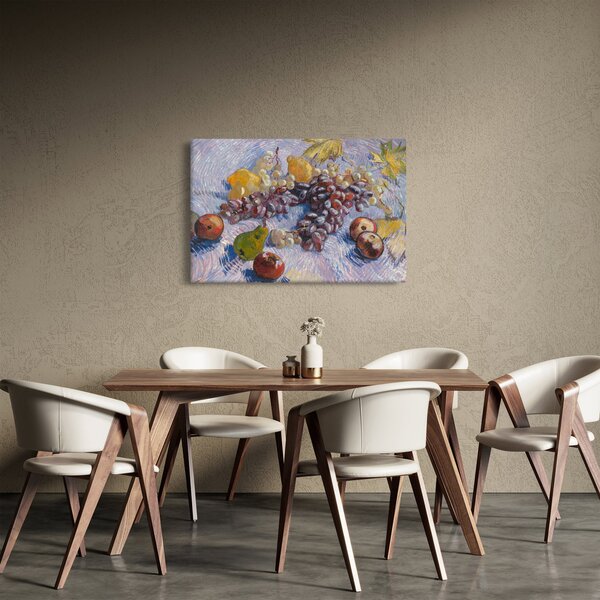 Tablou - Vincent van Gogh, Grapes, Lemons, Pears, and Apples, reproducere (90x60 cm)
