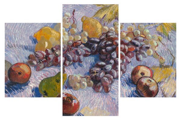 Tablou - Vincent van Gogh, Grapes, Lemons, Pears, and Apples, reproducere (90x60 cm)