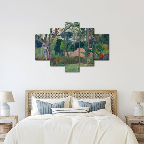 Tablou - Paul Gauguin, Te raau rahi (The Big Tree), reproducere (150x105 cm)