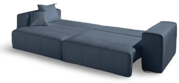 Canapea extensibilă dumonde cu ladă de depozitare Marbela Enjoy Blue XXL 295x100 cm