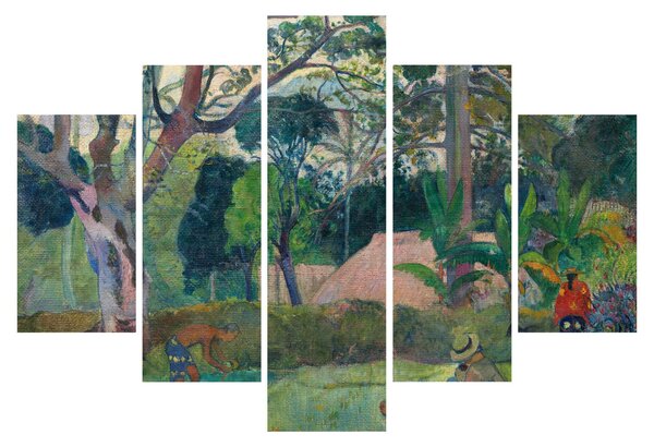 Tablou - Paul Gauguin, Te raau rahi (The Big Tree), reproducere (150x105 cm)