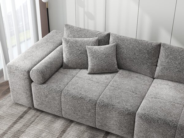 Canapea extensibilă dumonde cu ladă de depozitare Marbela XXL Arena Gri Grafit 295x120 cm